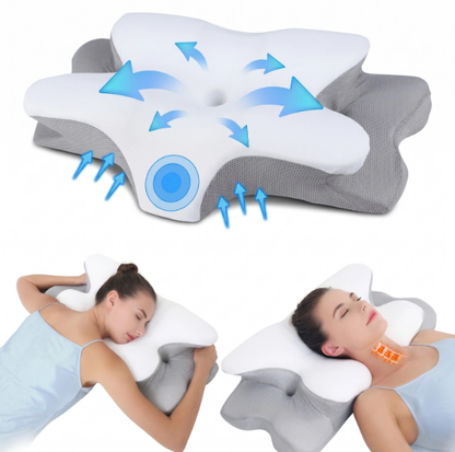 🦋Limited-time 50% discount Aura Rest Butterfly Memory Foam Neck Pillow 🛌 Ergonomic Butterfly Design, Soft Memory Foam for Travel & Sleep