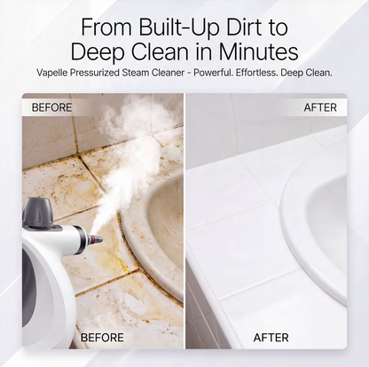 ⚡All-purpose steam cleaner—powerful performance—finish your housework in 10 minutes—restore the shine to your furniture and appliances in 5 minutes.