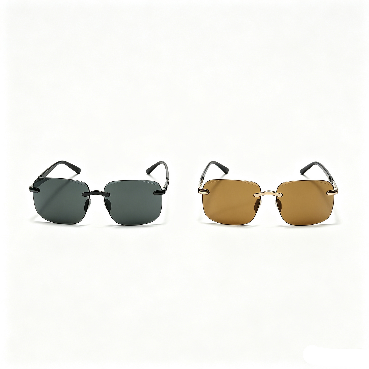 Men's Stylish Frameless High Definition Polarized Sunglasses