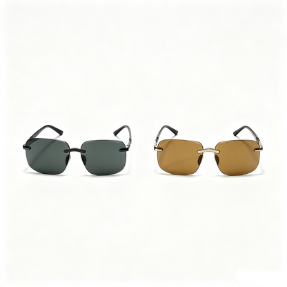 Men's Stylish Frameless High Definition Polarized Sunglasses
