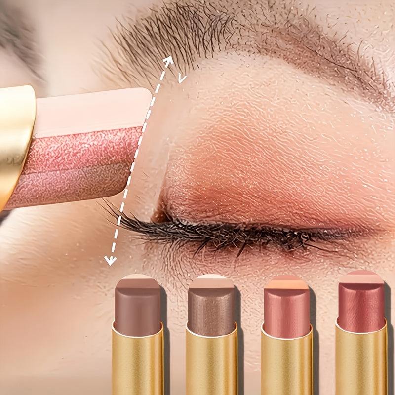 🔥2026 Hot Sale 🔥Waterproof Gradient Shimmer Eye-Shadow Stick-Apply eye makeup in 3 seconds.