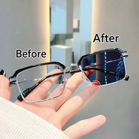 Framed - Silver (lenses are color-changing)