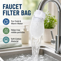 50Pcs Cotton Filter Bags + 5pcs Fixing Straps