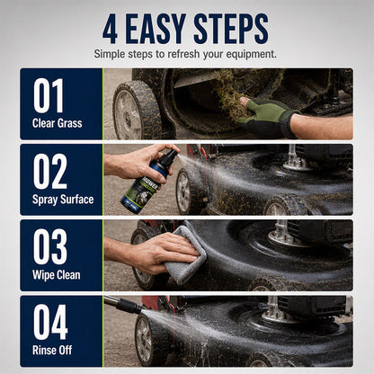 📢Buy one get one free heavy-duty lawnmower cleaner/degreaser