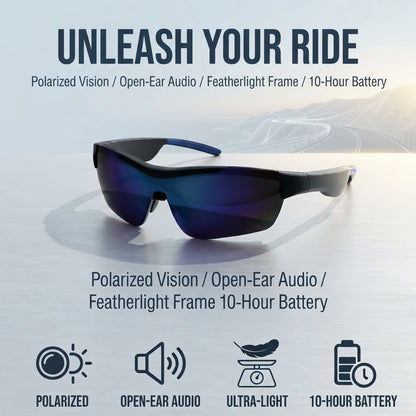 🎁Hot Sale 50% OFF⏳AI Translation Bluetooth Cycling Glasses