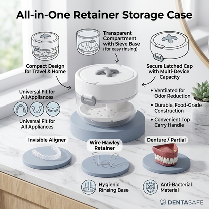 🔥50% OFF🔥All-in-One Retainer Storage Case