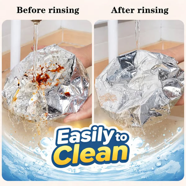 🔥Reusable Insulated Aluminum Foil Food Covers – Keep Food Warm, Fresh & Protected