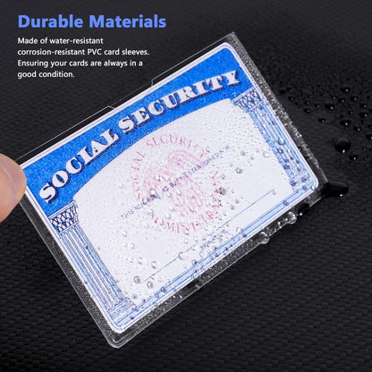 ✨Protect all your important and favorite cards; they are scratch-resistant, wear-resistant, sun-proof, and waterproof, so you don't have to worry about damage.