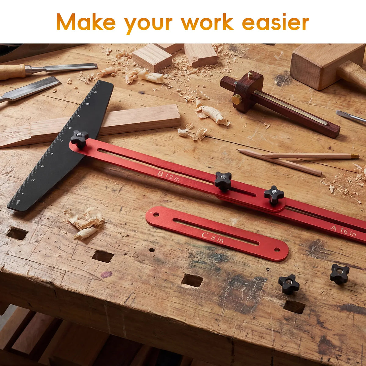 🛠️ Half-Price Offer ⚙ Aluminum Alloy Stair Tread Template Tool