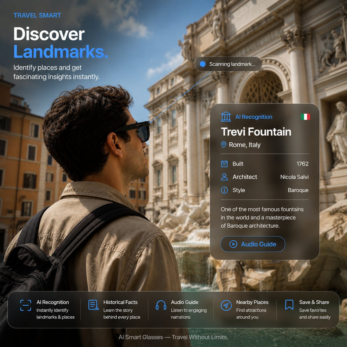 👓 50% off AI Smart Glasses | 4K POV Camera 🎥 | Live Multi-Language Translation 🌐 | AR Real-Time Navigation 🧭 Hands-Free Wearable Smart Glasses