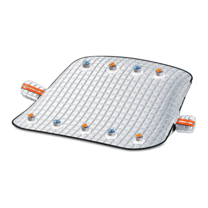 ❄️ Thick Quilted Windshield Snow Cover | All Season Waterproof Sun Ice Shield, Mirror Sleeves & Windproof Suction Cups, No More Morning Ice Scraping