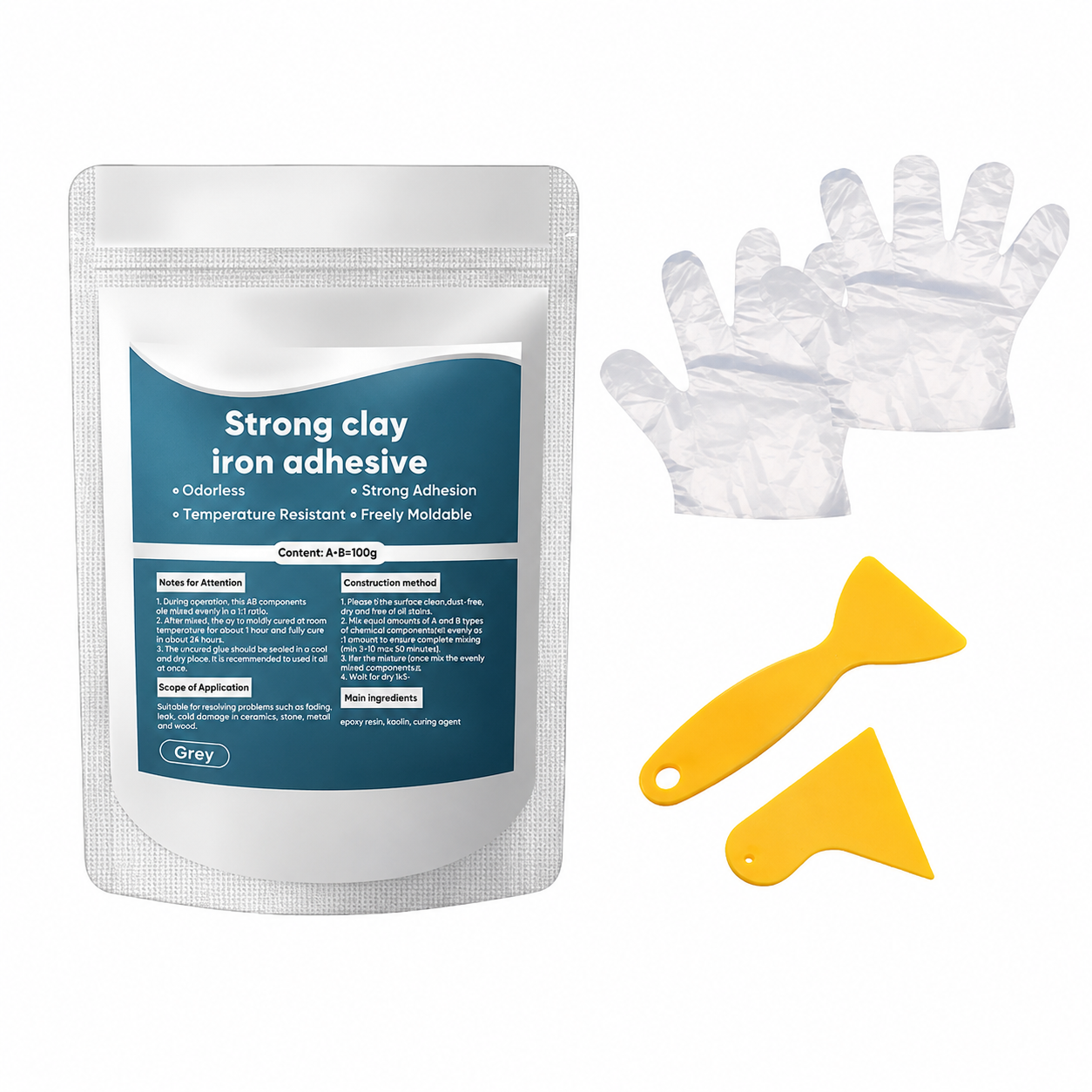 🔥Buy 1 Get 1 Free🔥High Strength Multi Purpose Epoxy Repair Putty For Wood Metal Plastic Concrete