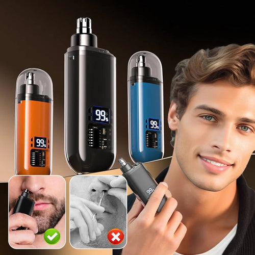 👃 Smart Electric Nose Hair Trimmer | HALF PRICE 50% OFF! | Painless Grooming & Waterproof Design | Perfect Personal Care Gift 🎄✨