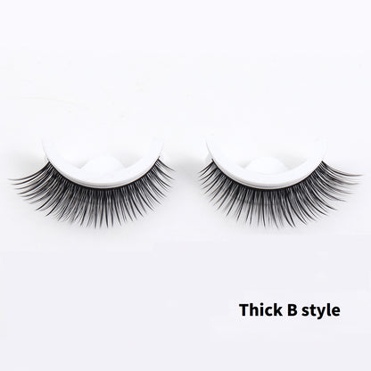 🌺Glue-Free Self-Adhesive Lashes – 3-Second, Natural & Reusable