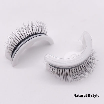 🌺Glue-Free Self-Adhesive Lashes – 3-Second, Natural & Reusable