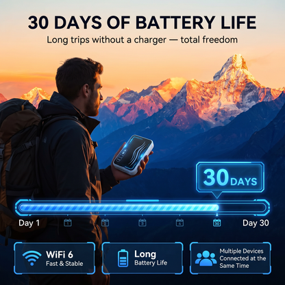 📶 Stay Connected Anywhere – Pocket‑sized WiFi for Travel, Work & Daily Life.