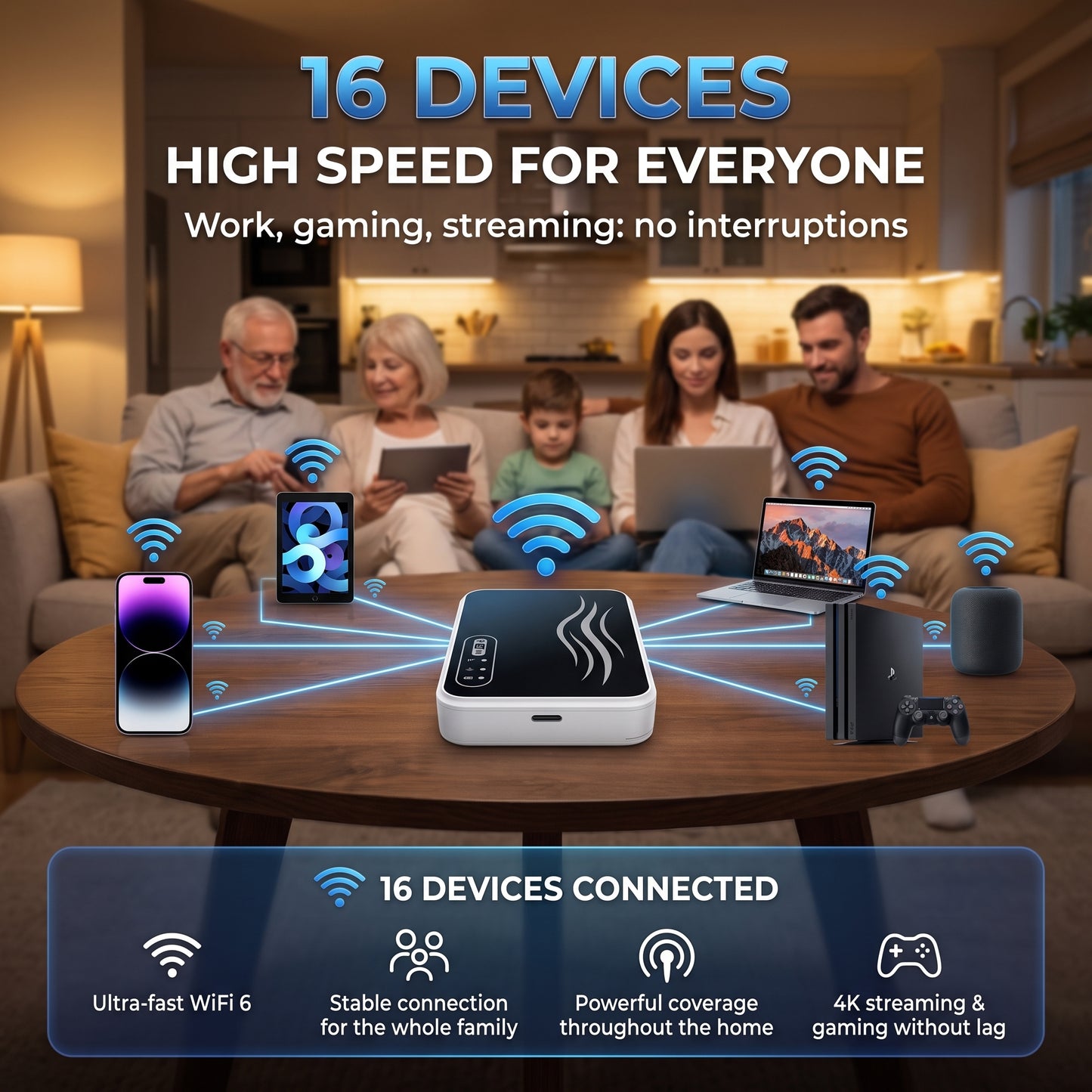 📶 Stay Connected Anywhere – Pocket‑sized WiFi for Travel, Work & Daily Life.