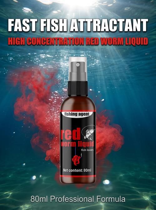 🎁 Buy 1 Get 1 Free 🐟Red Worm Liquid Fish Attractant Spray