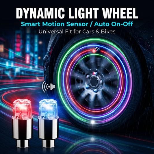 🔥 Clearance Sale – Waterproof LED Tire Valve Cap Lights