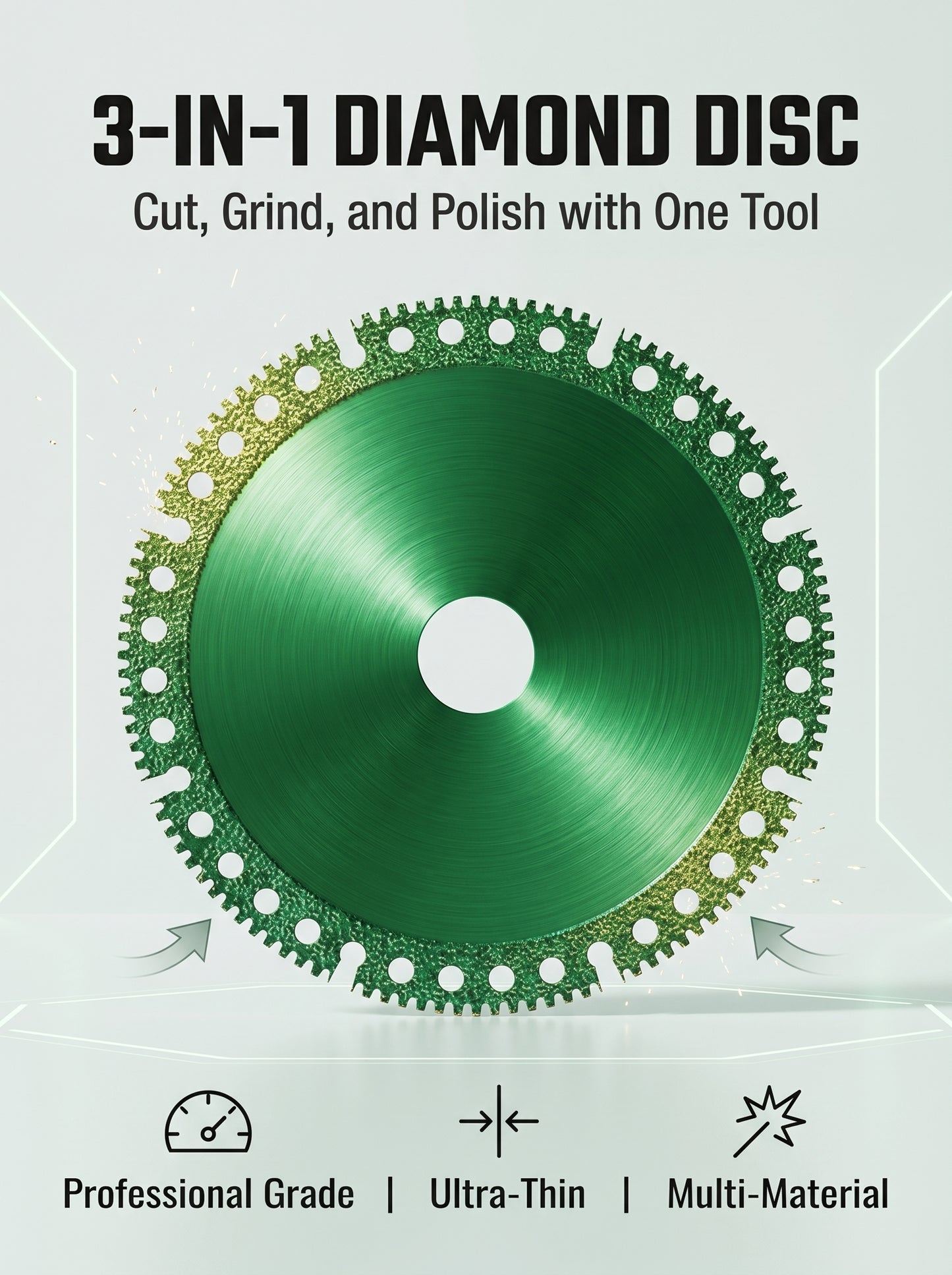 50% OFF! INDESTRUCTIBLE DISC 2.0 — Slice through anything in seconds.