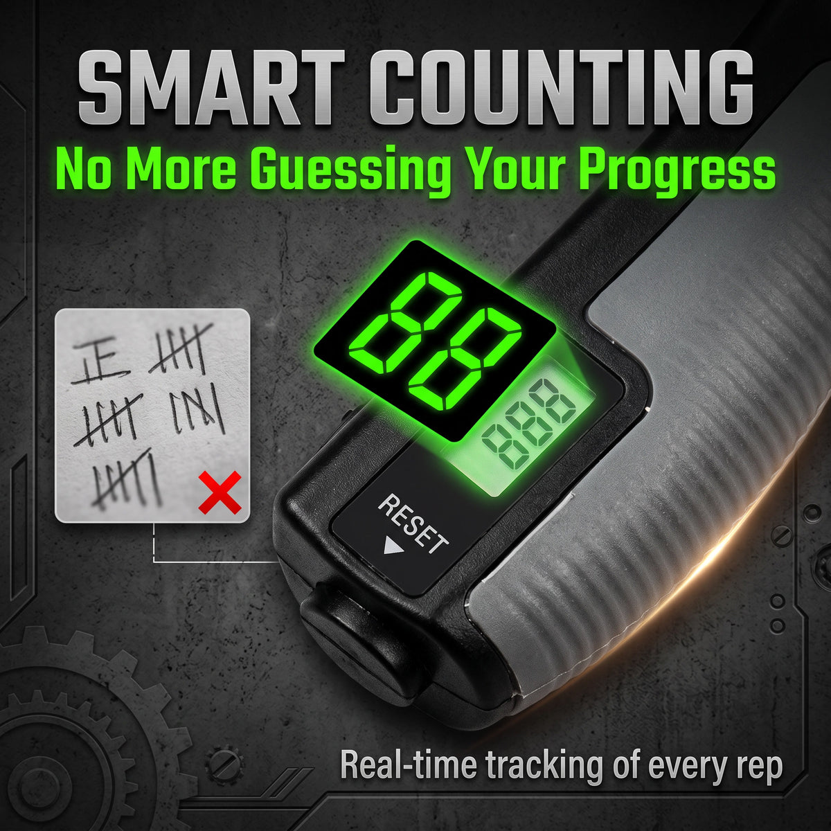 🔥Limited-time 50% off adjustable resistance counting grip strengthener power trainer
