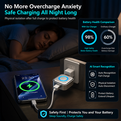 🔥Buy one get one free⚡ Smart automatic power-off charger