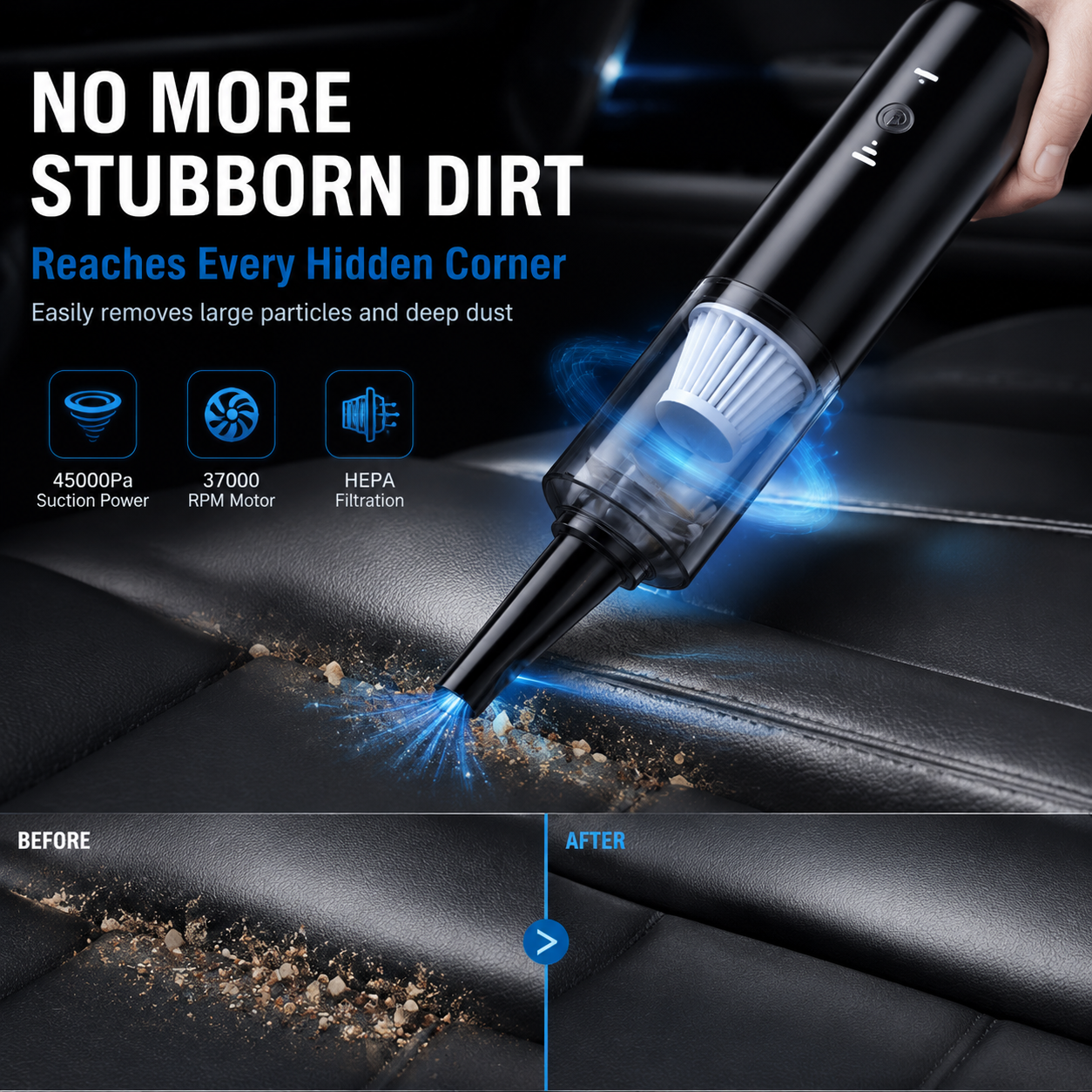Mini car vacuum cleaner