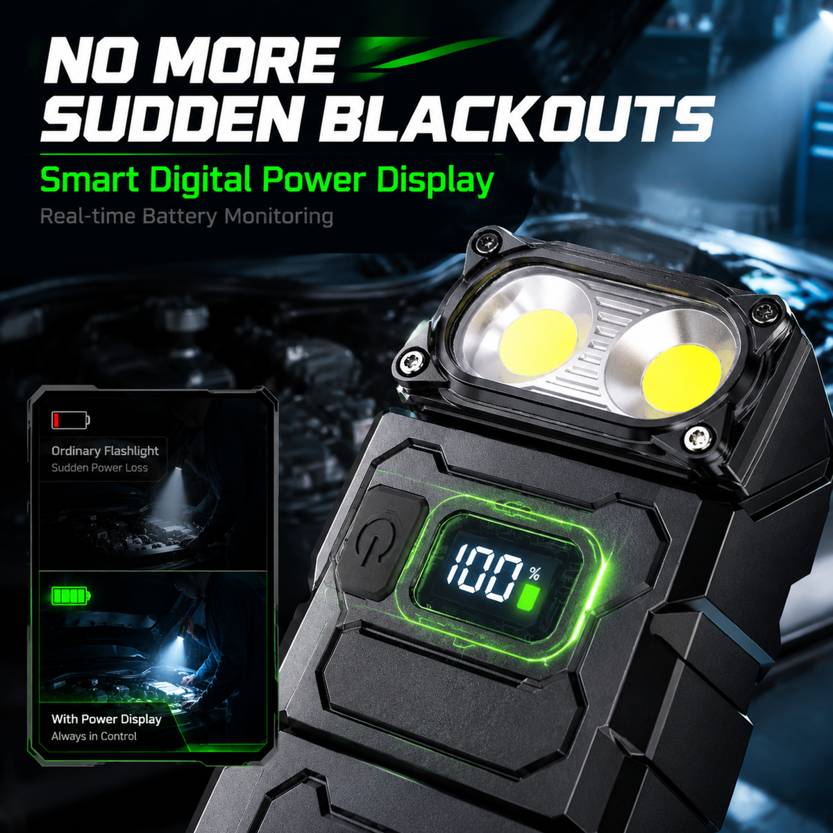 💥50% off ✅Outdoor Portable High Brightness Magnetic LED Emergency Flashlight