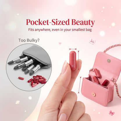 🔥Limited-time 50% off🔥12-color mini capsule lipstick set, create a variety of makeup looks