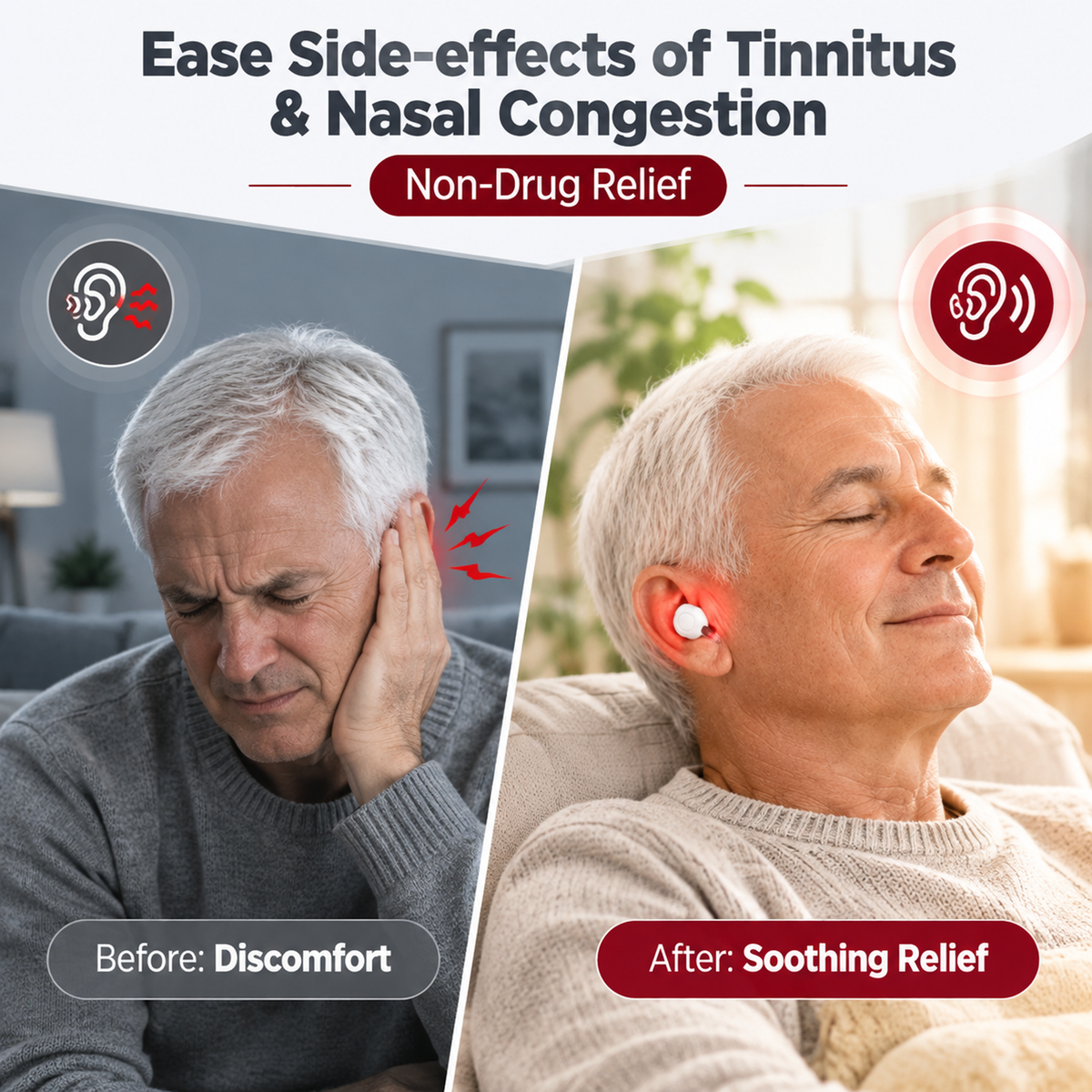 💥Buy One, Get One Free 🎧Intelligent Infrared Phototherapy Tinnitus Device