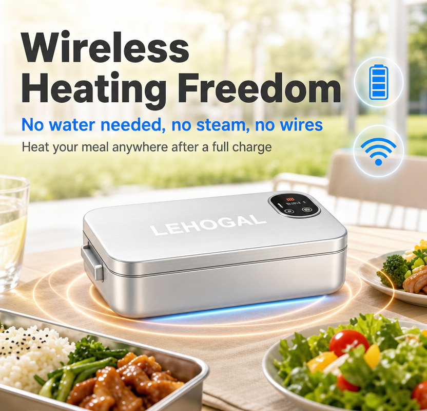 🔥Rechargeable Heated Lunch Box | Enjoy Hot Meals Everywhere