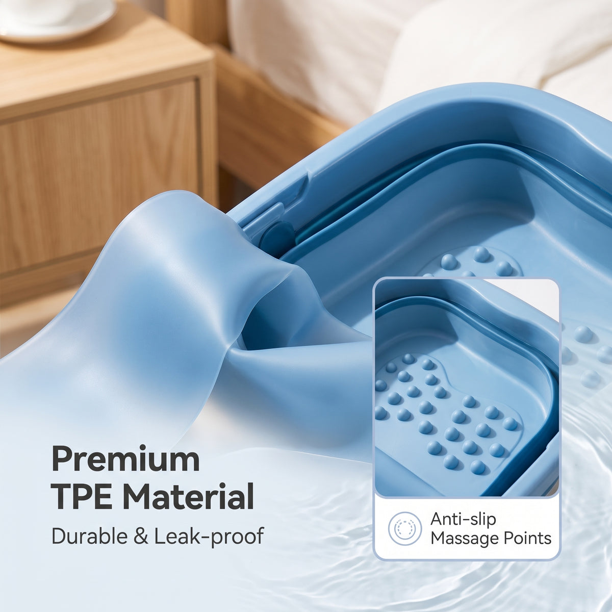 🔥Limited-time 50% off foldable foot bath massager