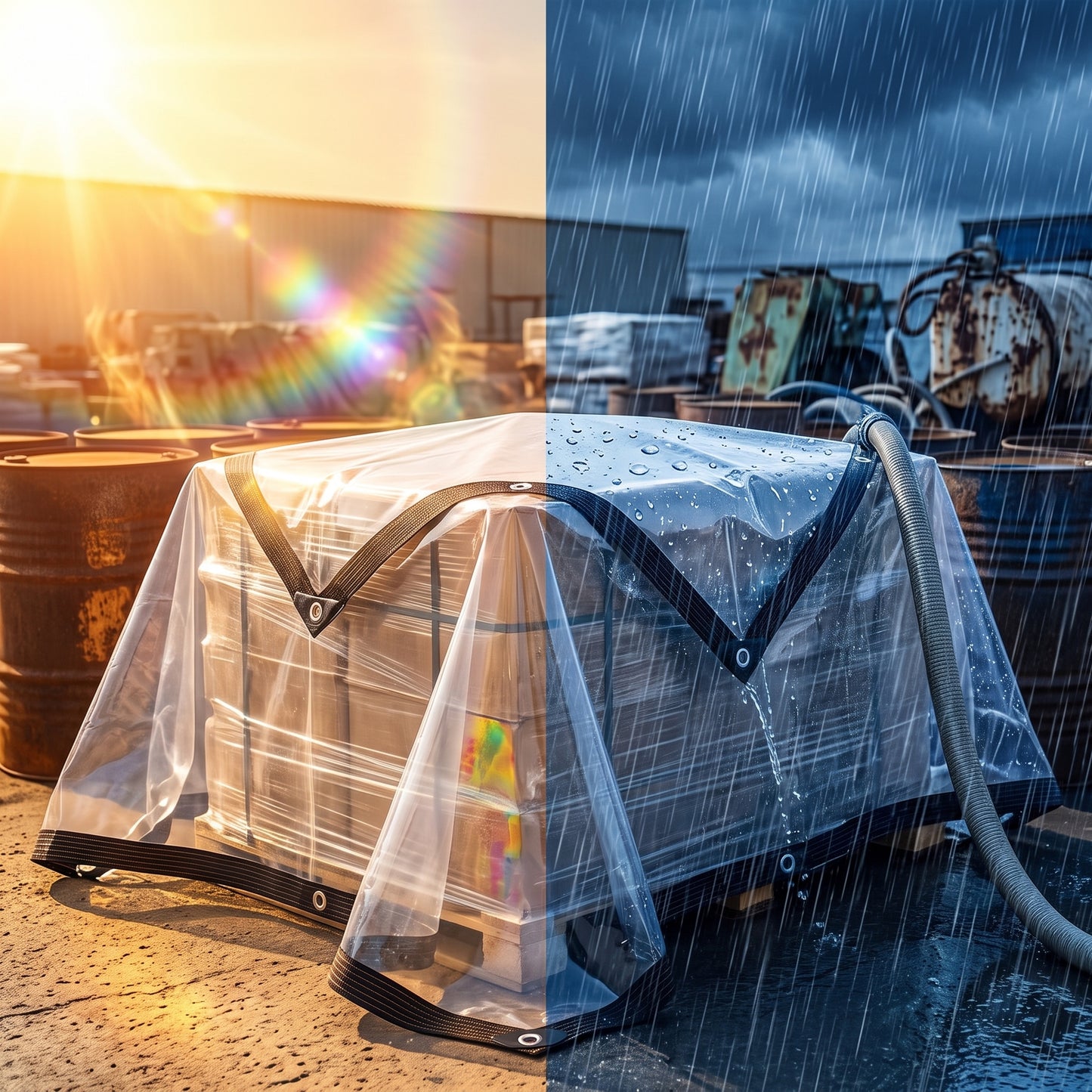 🔥 Limited-Time 50% Off 🔥 Heavy-Duty Transparent Waterproof & Heat-Insulating Tarpaulin