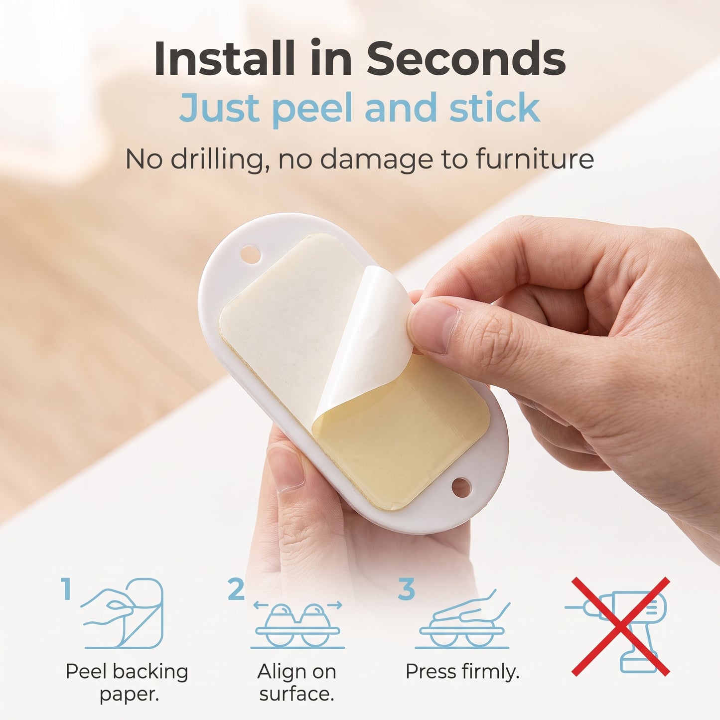 🥳2026 HOT SALE🥳💞50K+ SOLD!🏡Universal 360° Moving Wheels