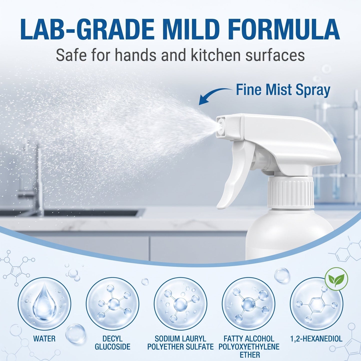 🔥Buy 1 Get 1 Free🔥Gentle Formula Kitchen Grease Cleaner Spray