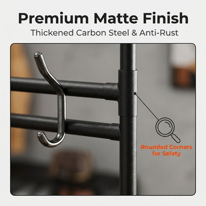 ✨ 3-in-1 Hall Tree | Entryway Coat & Shoe Organizer Rack with 8 Hooks