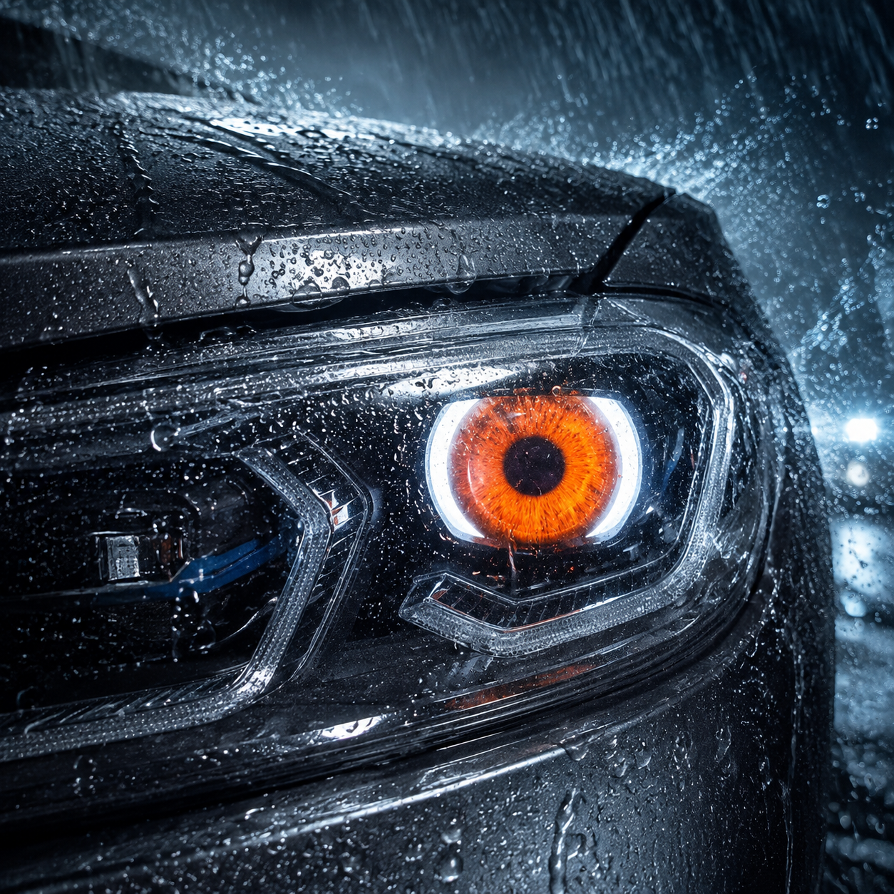 🔥Dynamic Devil Eye LED Projector Headlights