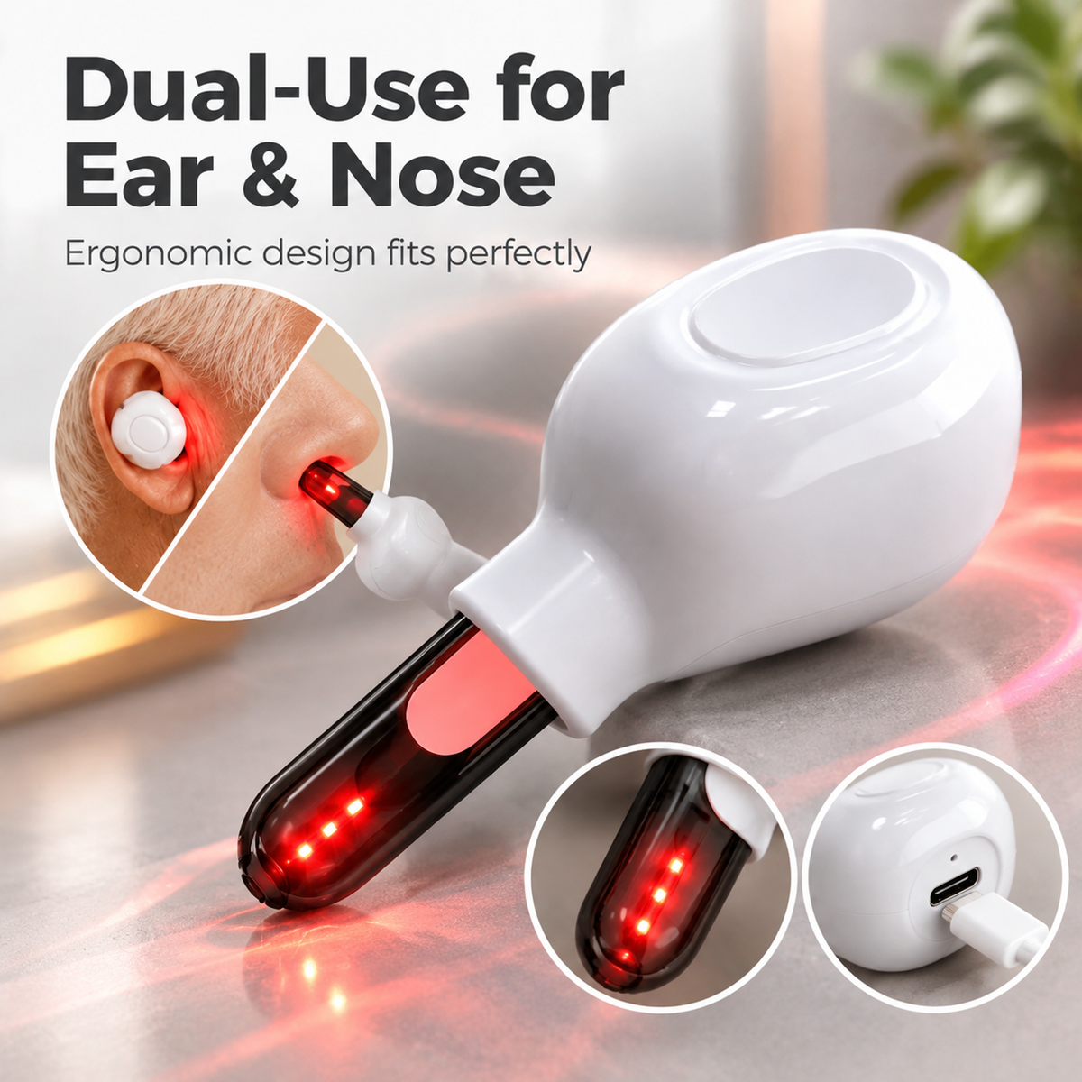 💥Buy One, Get One Free 🎧Intelligent Infrared Phototherapy Tinnitus Device