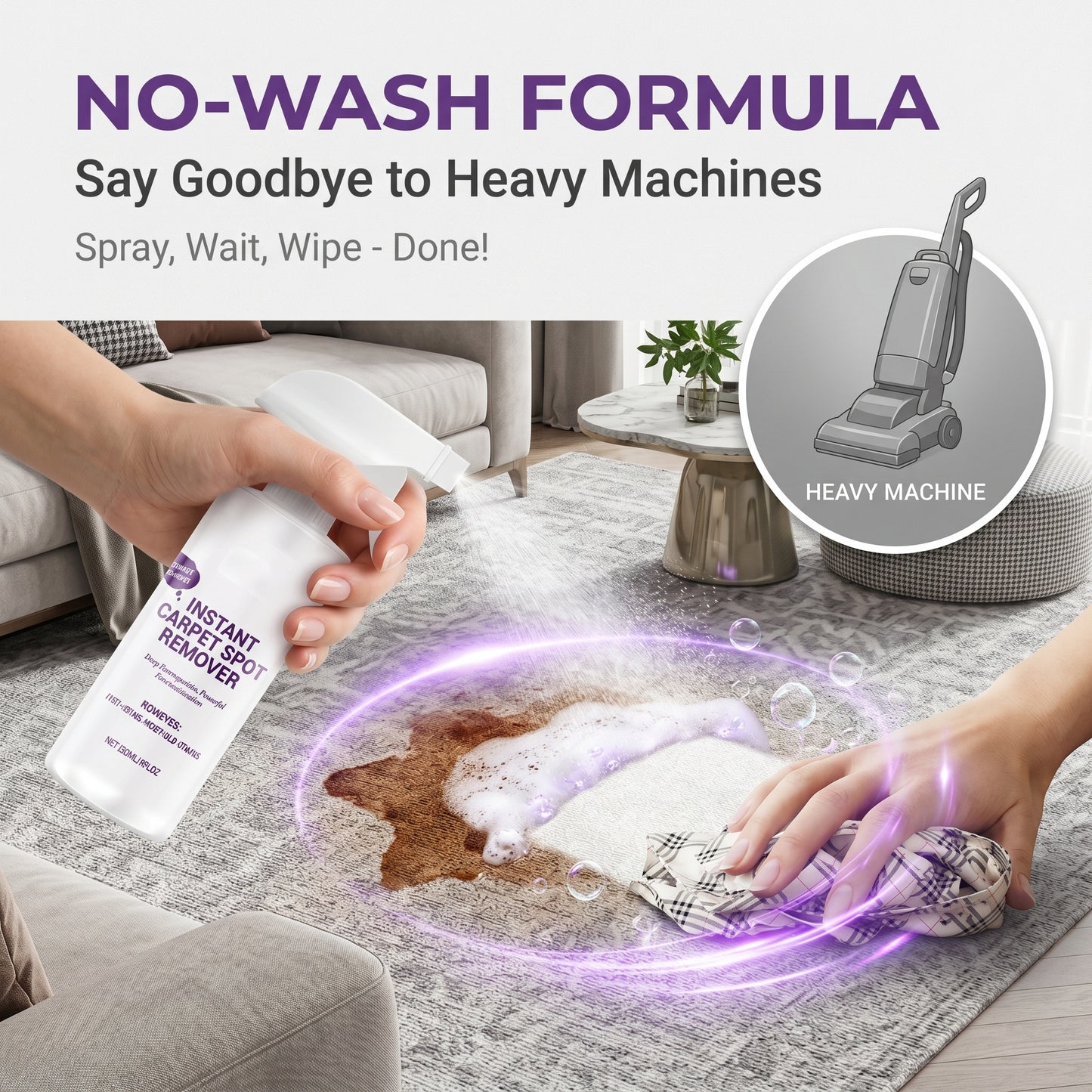 🥳Over 50,000 units sold in 2026!🥳 Powerful carpet stain remover—makes your carpets look brand new. 🏡💚