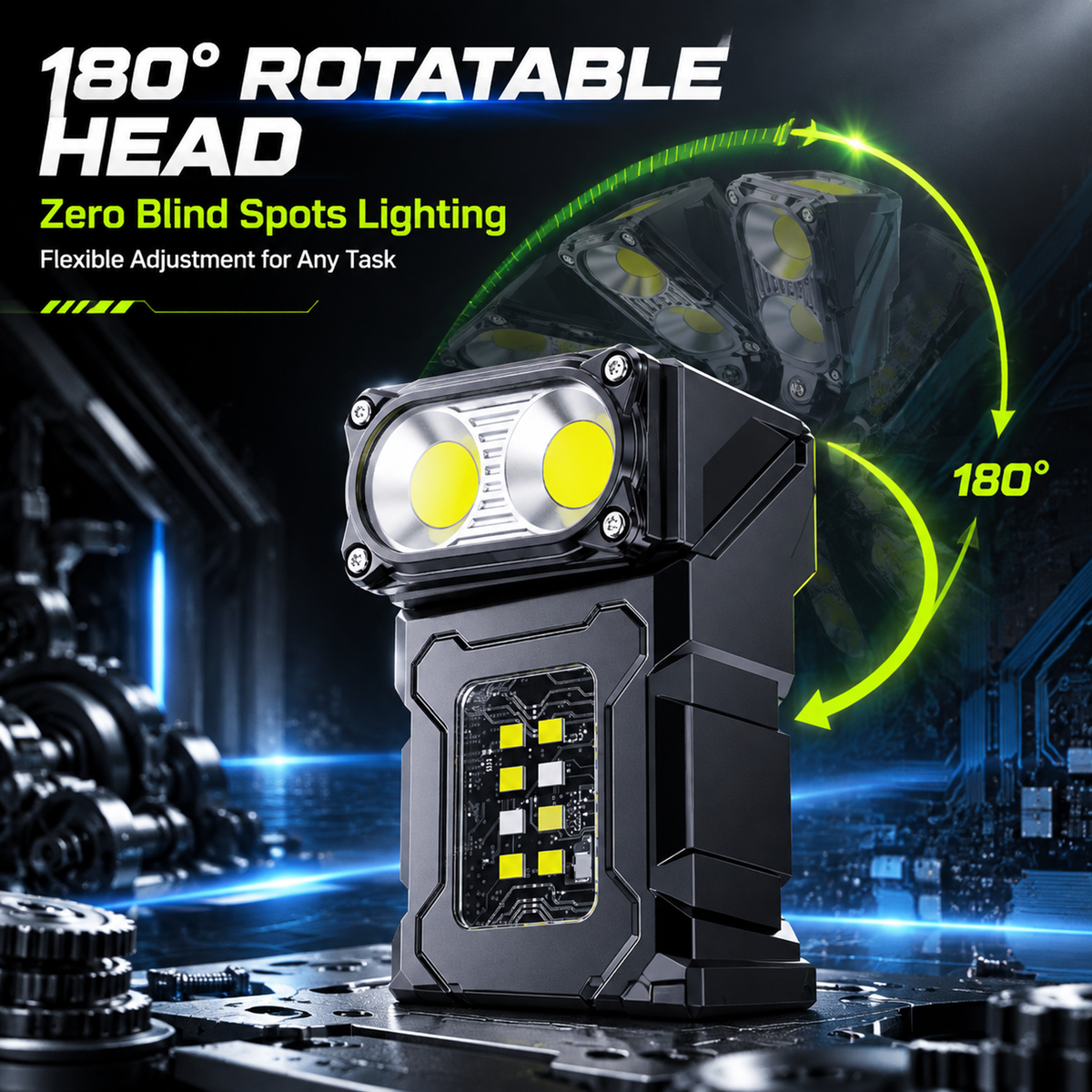 💥50% off ✅Outdoor Portable High Brightness Magnetic LED Emergency Flashlight
