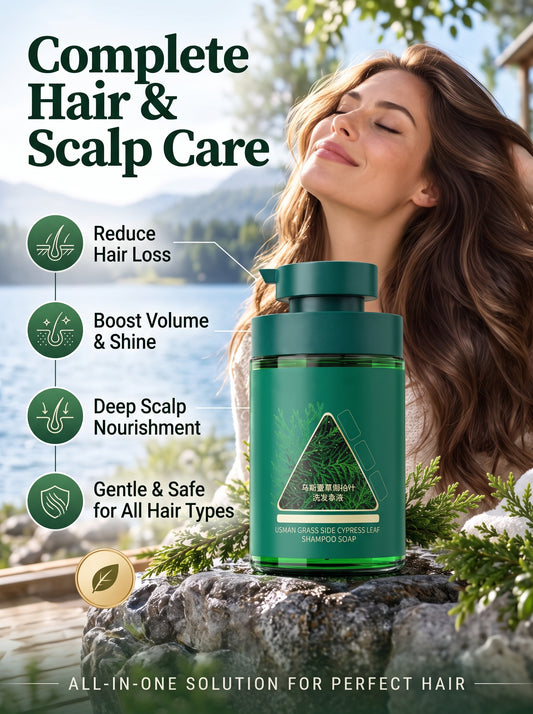 Christmas Special Offer🌿 Auonam Liquid Shampoo with Usma Grass and Platycladus Leaves