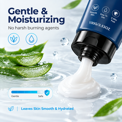 💥Buy 1 Get 1 Free ✅2026 New Body Hair Removal Cream 100g (Special Spatula Included)