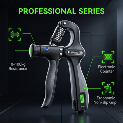 🔥Limited-time 50% off adjustable resistance counting grip strengthener power trainer