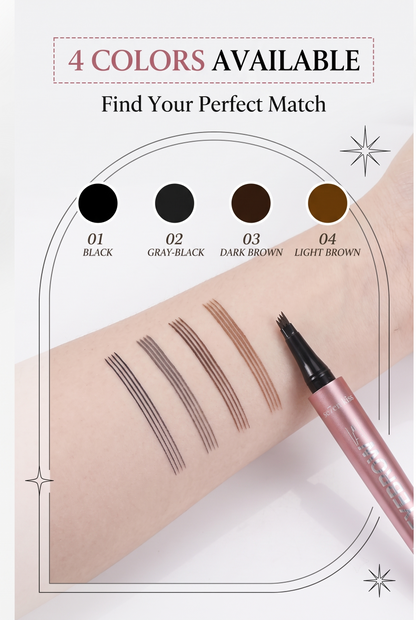 🔥Newest 2026 Eyebrow Pencil | 50% OFF Today🖌️ Waterproof Micro-Fork Brow Pencil – Natural Hair-Like Brows