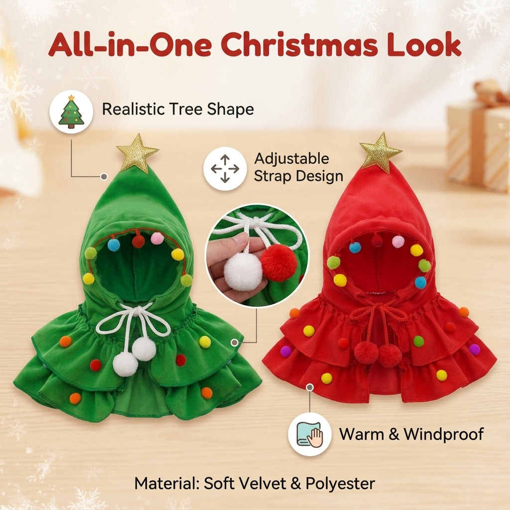 🐾 Autumn Winter Christmas Pet Clothes for Cats & Dogs, Warm Festive Puppy Kitten Outfit, Cute Holiday Costume, Soft Cozy Pet Sweater for Small Medium Pets