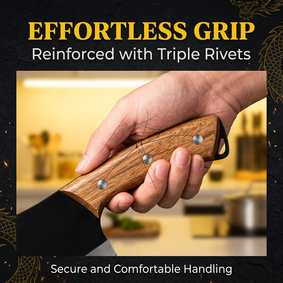Dragon Knife For Meat & Vegetable Cutting (CK3)