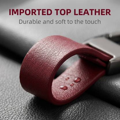 🔥 Last day for 50% off! ✨ Premium multi-functional men's car key holder with anti-loss leather case and clasp.