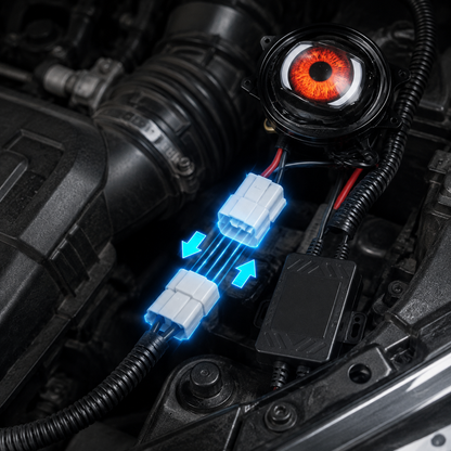 🔥Dynamic Devil Eye LED Projector Headlights
