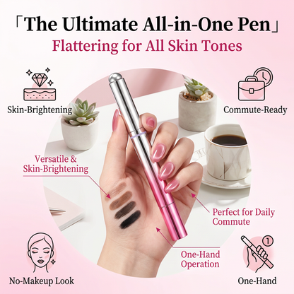 ✨Cat Eye Nail Pen with Built-in Magnetic Beads💅 5 Shades of Sheer Nude, Elegant & Skin-brightening 2-in-1!