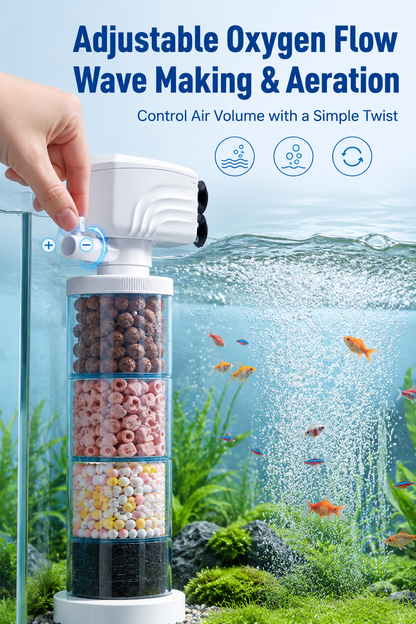 ✨Limited-time offer-Fish Tank 6-in-1 Filter - Filtration, Oxygenation & Water Pumping